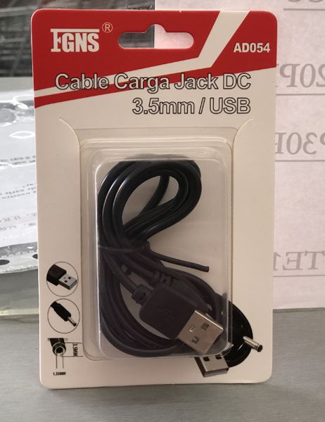 Gns Ad054 Cable Carga Jack DC 3.5Mm /USB