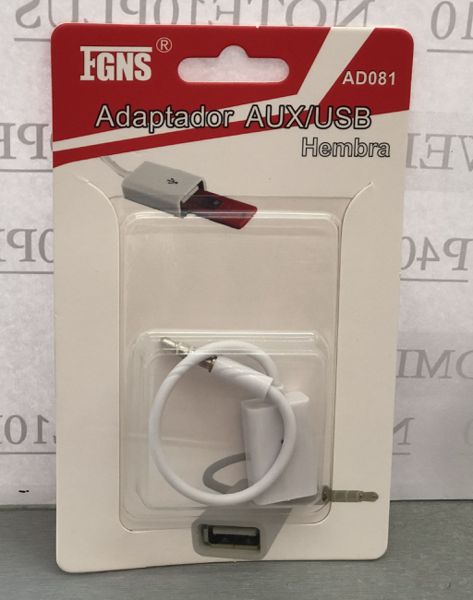 Gns Ad081 Adaptador Aux / USB Hembra