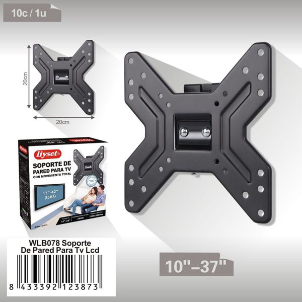 Soporte De Pared Para TV Lcd 10'-37'