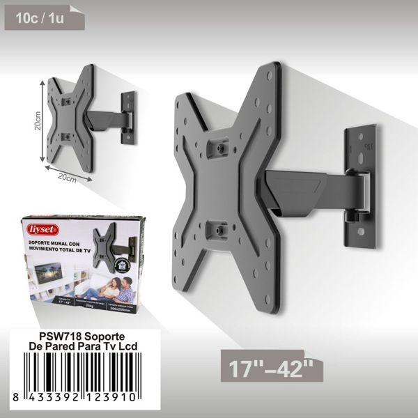 Liyset 123910 Soporte De Pared Para TV Lcd 17'-42'