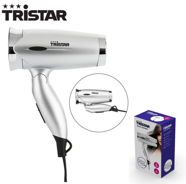Tristar HD-2333 - Secador De Pelo, 1200 W, Color Plata