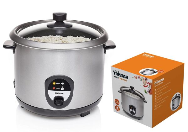 TRISTAR RK-6129 - ARROCERA, CAPACIDAD 2.2 LITROS ESPáTULA Y CUCHARA, 900 W