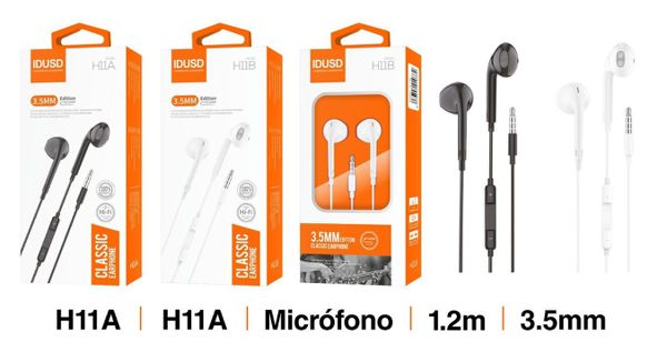 Idusd H11B Auriculares Clásico 3.5Mm Edition