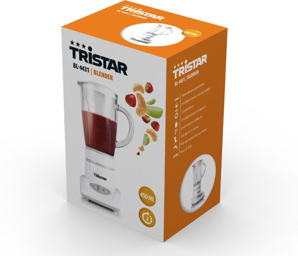 Tristar Bl-4431 Blender 450Ml – Carcasa De Acero Inoxidable