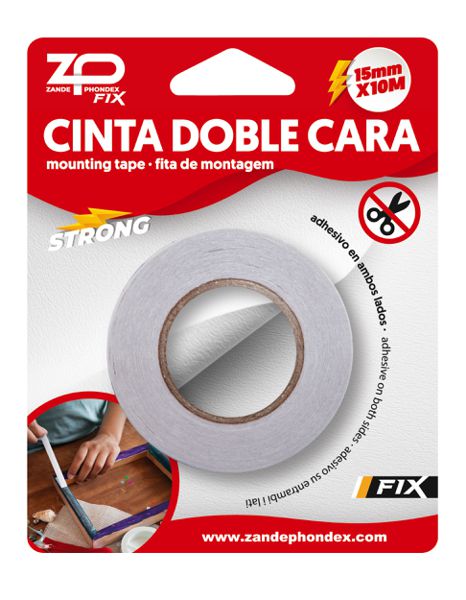 ZP 035500 CINTA DOBLE CARA 10M*15mm