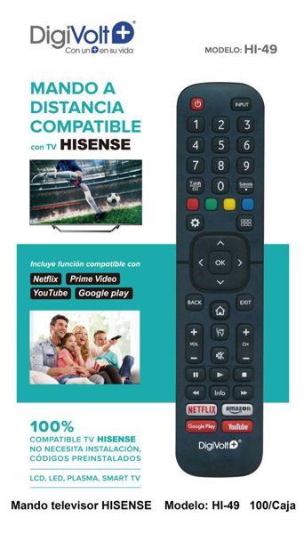 Digivolt Hi-49 Mando Compatible TV Hisense
