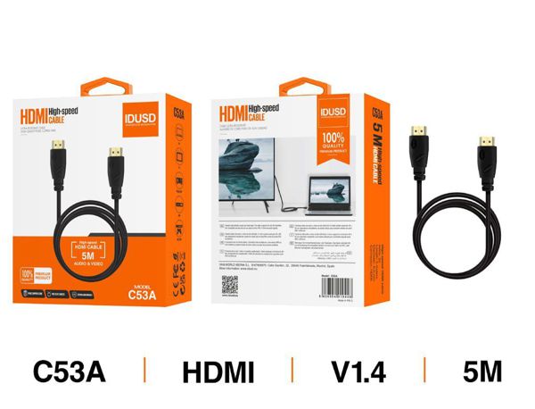 Idusd C53A Cable HDMI 1.4V M/M 5M