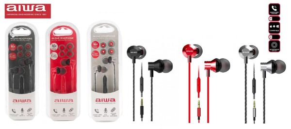 Aiwa Estm-50Bk Auriculares