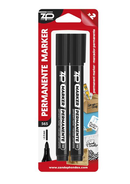 Zp 090565 B/2 Rotul.Perman Grande Negro