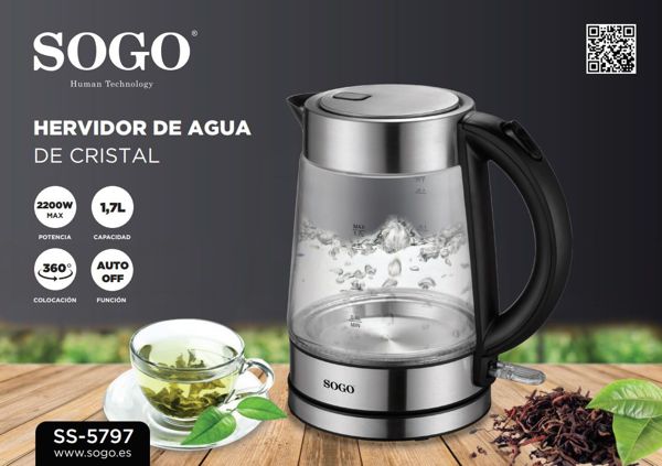 Sogo Ss-5797 Hervidor De Agua Strix Control