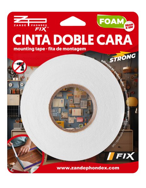 ZP 035600 CINTA DOBLE CARA 5M*18mm