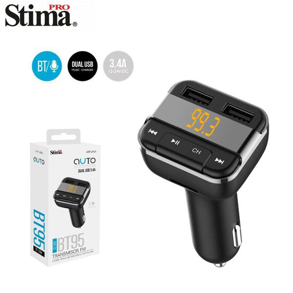 Stima Stf2101 Bt95 Transmisor Fm Con Bluetooth