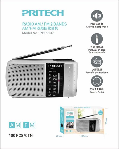 Pritech Pbp-137 Radios Am/Fm