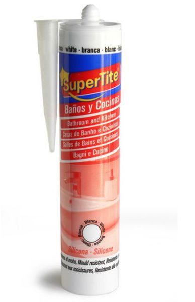 SUPERTITE 2776 SILICONA BA?OS Y COCINAS BLANCA 280mL