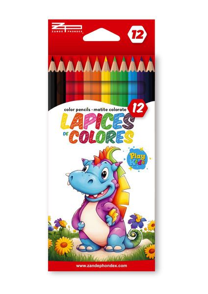Zp 076312 Caja 12 Lapices Colores