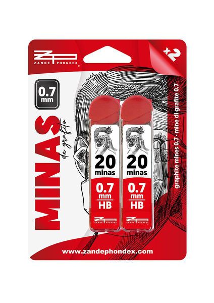 Zp 080107 Blister 4 Tubos Minas 0,7