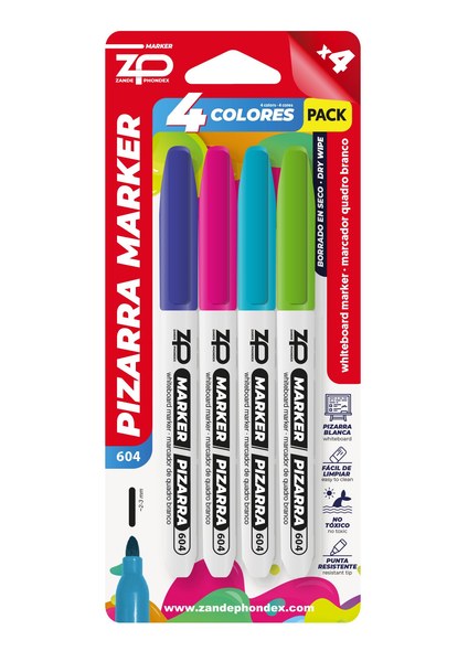 Zp 090604 B/ 4 Marc. Pizarra Colores