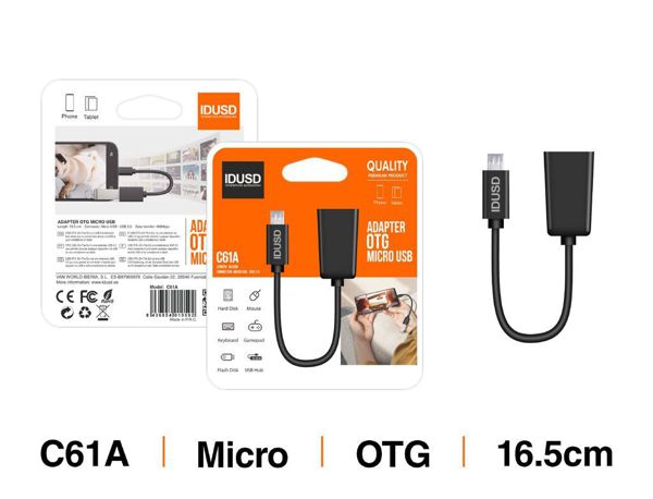 Idusd C61A Adaptador Otg Micro