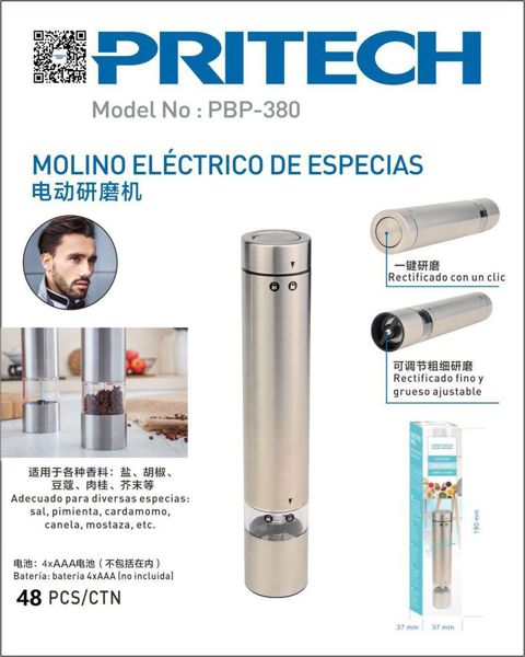 Pritech Pbp-380 Molino De Especias Electricas