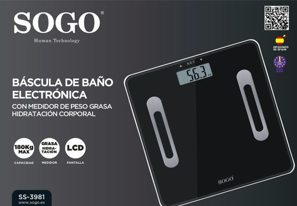 Sogo Ss-3981 Bascula Medidor Corporral