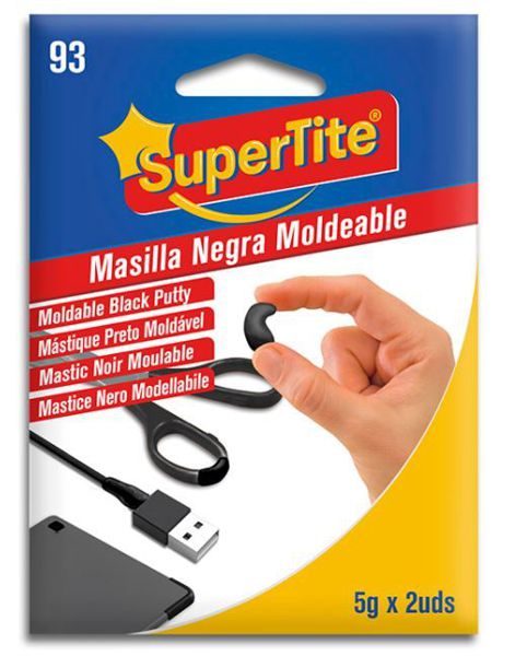 Supertite 2793 Masilla Moldeable Negro