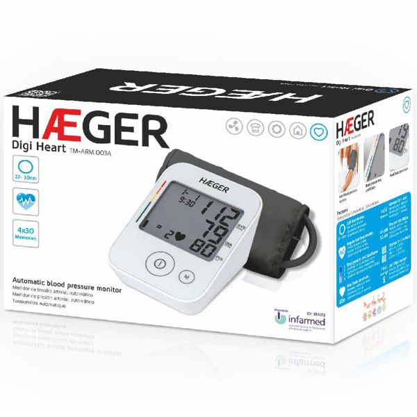 Haeger Tm-Arm.003A Tensionmetro Medidor De Presion Arterial