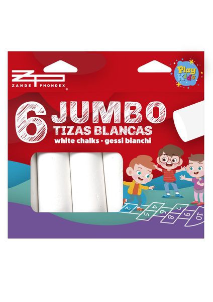 Zp 038020 Tiza Jumbo Blancas