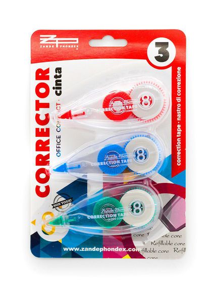 Zp 078034 Blister 3 Cinta Correctora 8M