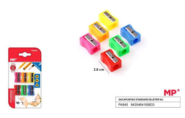 Mp Pa845 Sacapuntas Standard Blister 6Uds
