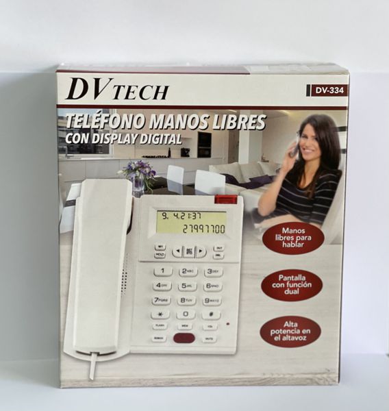Dv-Tech Dv-334 Telefono Sobremesa Diplay