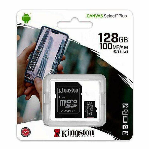 128Gb Clase 10 Tarjeta Memoria Kinston