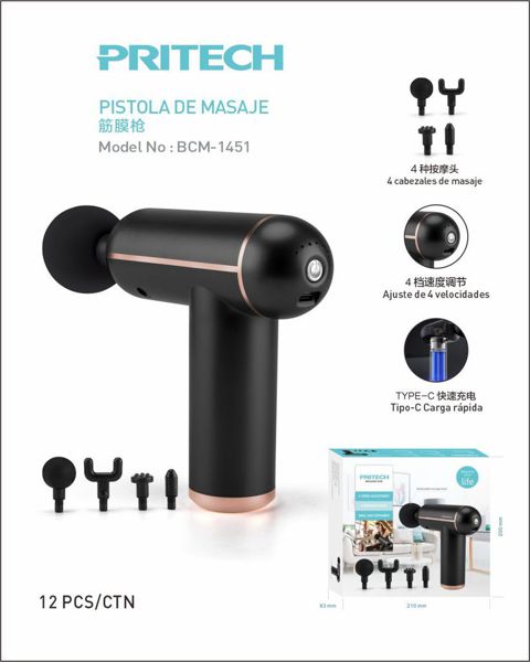 Pritech Bcm-1451 Pistola De Masaje