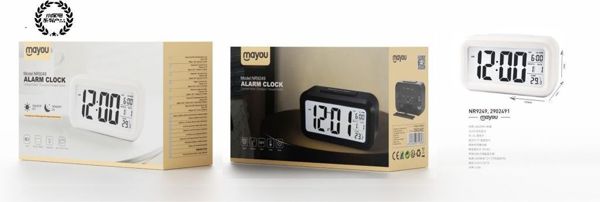 One Plus 2902491 Nr9249 Alarma Despertador Pantalla H/F/T Le