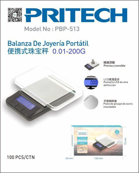 Pritech Pbp-513 Basculas 0.01G
