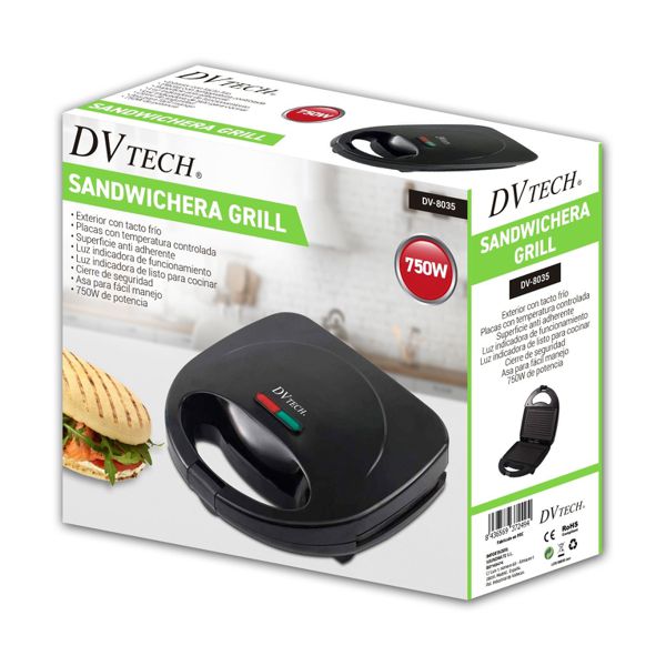Dv-Tech Dv-8035 Sandwichera Grill