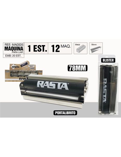 Rasta Ma0005 Maq.Liar Metal+Prota/Lib 12Unid
