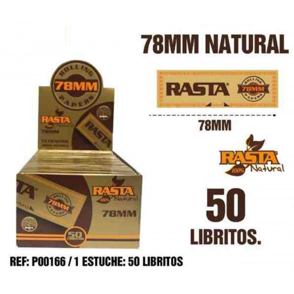 Rasta P00166 Papel 50 Lib Natural 78Mm