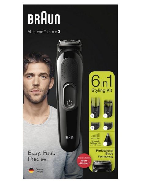 Braun Mgk3225 Cortapelo Kit 6 En 1 5 Accesorios
