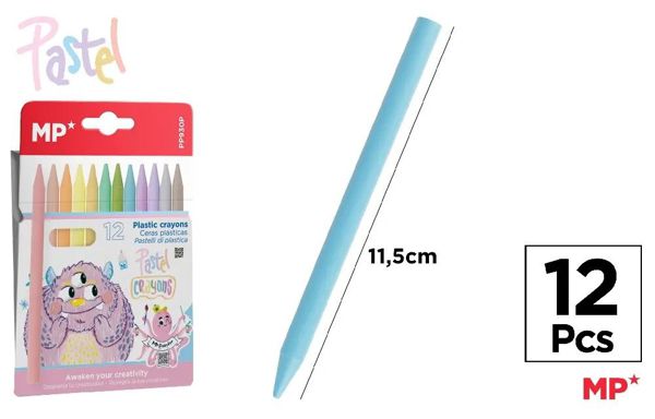 MP PP930P CERA PLáSTICA KIDS 12 UDS PASTEL