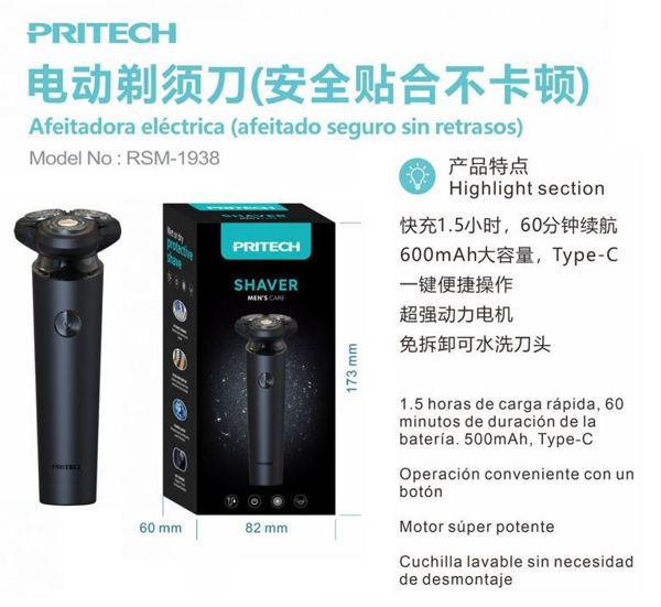 Pritech Rsm-1938 Afeitador