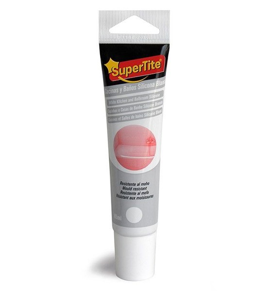 Supertite Silicona Copcina/Bano Blanco Tubo 85Ml