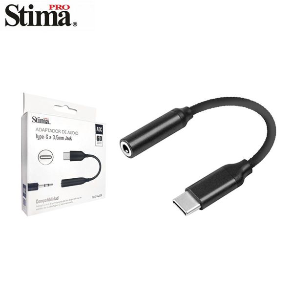 Stima Suc-A229 Adaptador De Audio Type-C 3.5Mm Jack/Adc