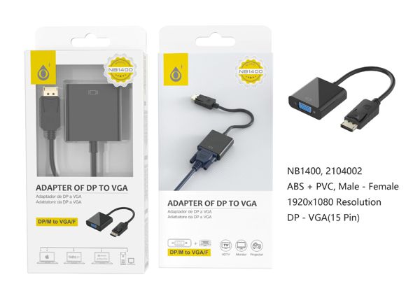 One Plus 2104002 Nb1400 Adaptador Dp A Vga