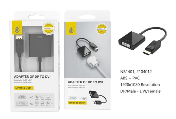 One Plus 2104012 Nb1401 Adaptador Dp A Dvi Negro