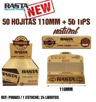 Rasta P00603 Papel Natural Slim+Tips