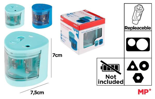 Mp Pa858 Sacapuntas Doble Electrico Sobremesa