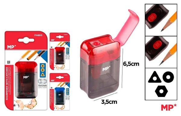 Mp Pa860 Sacapuntas Con Tapa Y Deposito