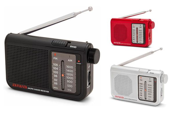 Aiwa Rs-55/Sl Radio De Bolsillo Con Sintonizador Am/Fm