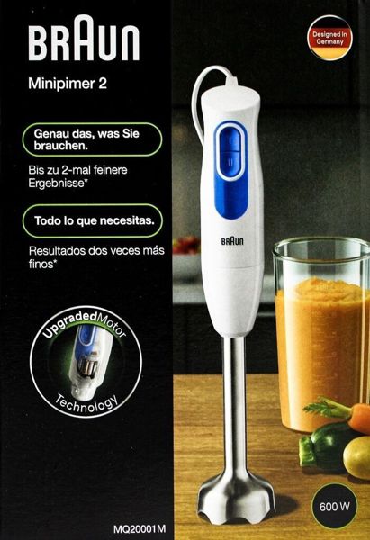 Braun Mq20.001Mwh Batidora De Mano 600W