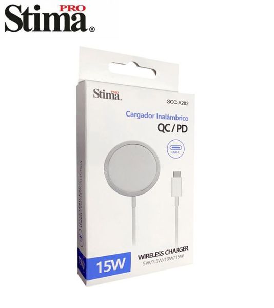 Stima Scca282 Cargador Inalambrico Qc/Pd 5W 7.5W/15